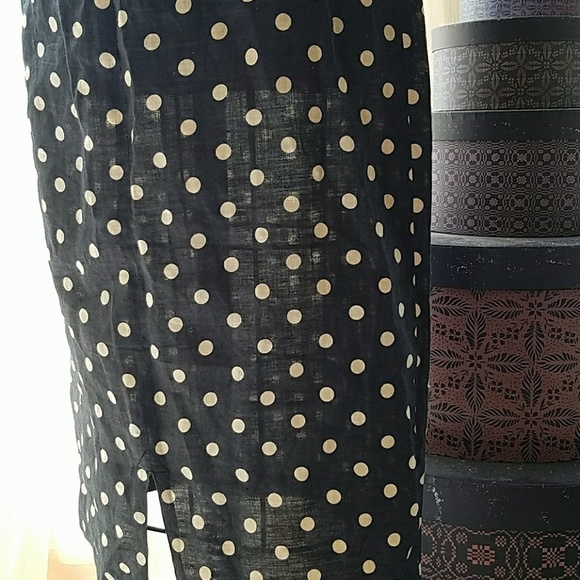 Unique YOON YOUNG VINTAGE 80's Polk-a-dot shift dress - Picture 8 of 9